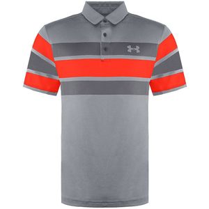 Under Armour - Playoff 2.0 - Poloshirt - Grijs/Oranje