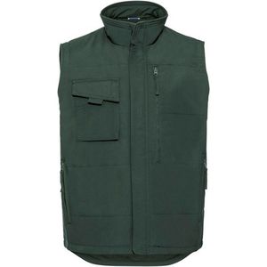 Russell Heren Gilet voor zwaar gebruik (Fles groen)