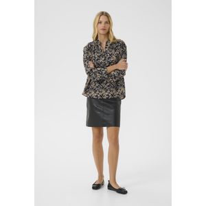Blouse met korte mouwen NatalePW Oversize fit black brown