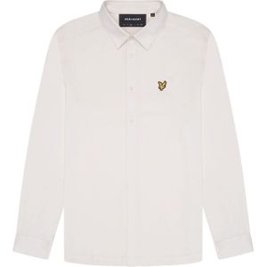 Lyle & Scott Heren Interlock Overhemd (Wit)