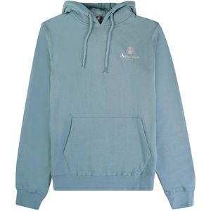 Aquascutum - Active Small Logo - Hoodie - Blauw