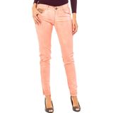 Elastische Broek - Roze - HWT010 - Slank Gesneden Zomen