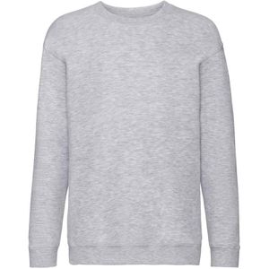 Fruit of the Loom Sweatshirt met Drop Shoulder voor Kinderen/Kinderen (Heide Grijs)