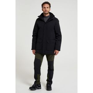 Mountain Warehouse Heren Ranger gewatteerde parka (Zwart)