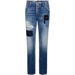 Dsquared2 - Navy Blue Cool Guy Jeans - Heren - Blauw - Katoen