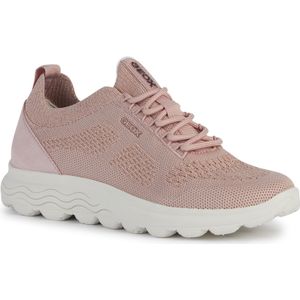 Geox - D Spherica A - Leren Trainers - Lichtroze