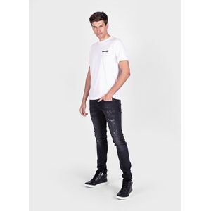 Les Hommes - T-shirt - Wit - Heren - Katoen
