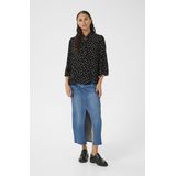 Kaffe - Blouse 'KA Vinni' - Zwart/Wit - Klassieke Blouse