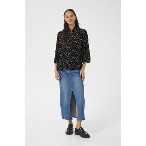 Kaffe - Blouse 'KA Vinni' - Zwart/Wit - Klassieke Blouse