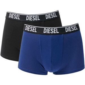 Diesel Heren Umbx-Shawn Boxershorts (Set van 2) (Blauw/Zwart)