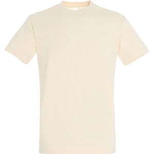 SOLS Heren Keizerlijke Zwaargewicht T-Shirt Met Korte Mouwen (Crème) - Maat S