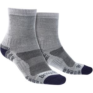 Bridgedale - Heren Wandelsokken Lichtgewicht Merino - Zilver / Marineblauw