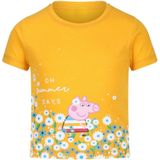 Regatta Kinder/Kids Peppa Pig T-shirt met korte mouwen en opdruk (Glimlicht geel)