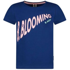B.Nosy T-shirt Met Tekst Blauw/roze - Maat 3J / 98cm