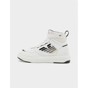 Armani Chunky High Top Damestrainers in Wit