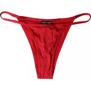 Dolce & Gabbana - Bikinibroek - Rood - Nylon