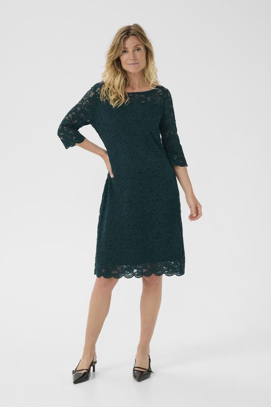 Cream Jurk 'Pria'  spar