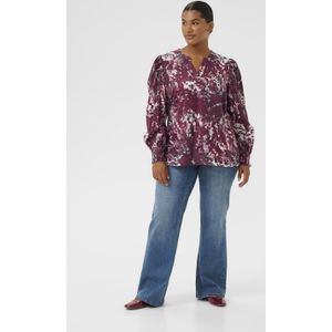 Blouse met lange mouwen KCmina Blouse met lange mouwen Regular fit black red