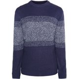ICEBOUND - Jumper - Marine - Heren - Sportief Breiwerk met Opstaande Kraag