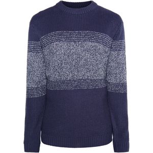 ICEBOUND - Jumper - Marine - Heren - Sportief Breiwerk met Opstaande Kraag