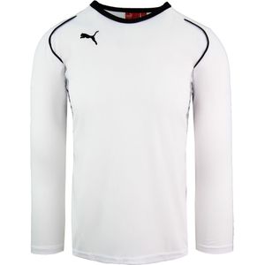 Puma - V5.08 - Lange Mouw V-Hals - Wit - Heren Voetbal Top