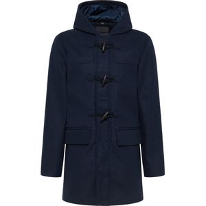 Dreimaster Overgangsjas van wolmix Heren nachtblauw