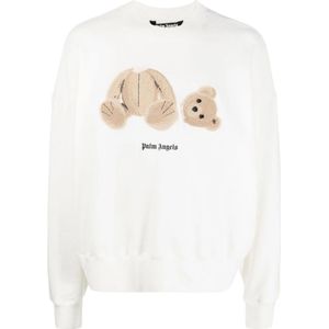 Palm Angels Bear sweatshirt met ronde hals wit