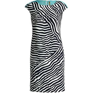 Conquista - Jurk - Donkerblauw - Mouwloos - Stretchstof