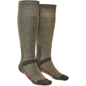 Bridgedale - Heren Outdoor Merinowollen Kniesokken - Olijfgroen