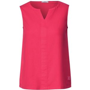 CECIL Top Met Linnen Rood - Maat XL