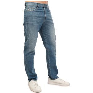 Men's Diesel D-Viker Straight Jeans In Denim - Maat 33 Lang