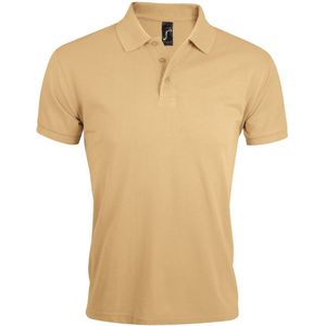 SOLS Heren Prime Pique Poloshirt met korte mouwen (Zand)