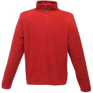 Regatta - Heren Micro Zip Turtle Neck Fleece Sweater (Rood) - Maat M