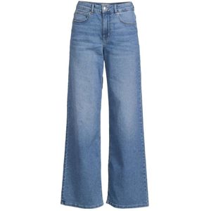 ONLY High Waist Wide Leg Jeans ONLMADISON Light Blue Denim - Maat 31/30