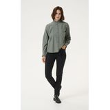 Kaffe - Blouse 'KA Ida' - Rookgrijs - Klassieke Blouse