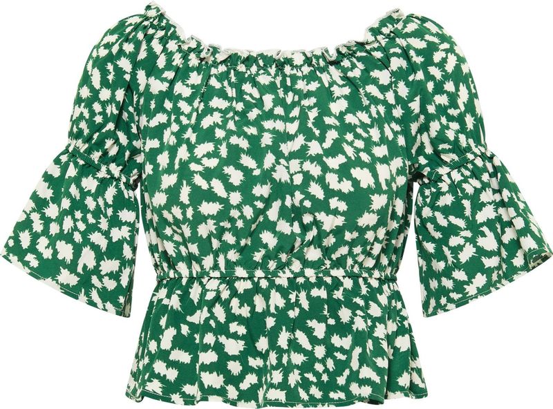 Mymo - Spring Flowers - Blouse - Groente