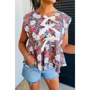 Bloemenprint Boho Top