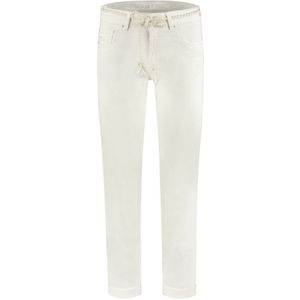 Para Mi High Waist Straight Fit Jeans Bobby Ecru - Maat 30/29