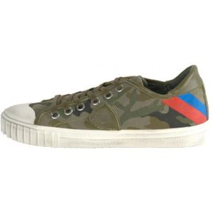 Leren Camouflage Sneaker