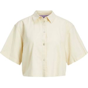 JJXX geweven blouse JXLULU met linnen gebroken wit