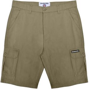 Lambretta Heren SS25 Cargo Shorts (Kaki Groen)