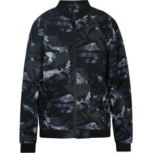 Mo - Jas - Donkergrijs - Bomberjack - Met Abstracte Print