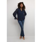 Cream - Blouse 'Danika' - Navy - Blouseshirt