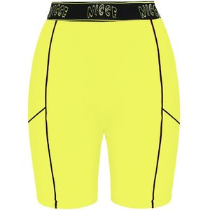 Nicce - Carbon - Korte Broek - Zwart/Neon Geel