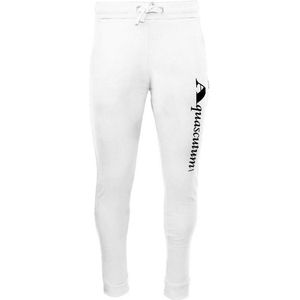 Aquascutum Heren Joggingbroek met logo (Wit)