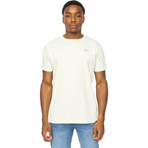 Duck and Cover Herenshirt Trimlines Zware Kwaliteit (Off White)