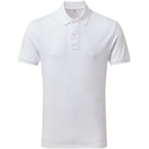 Asquith & Fox Heren Infinity Stretch Polo Shirt (Wit)