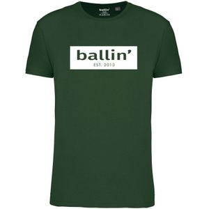 Ballin Est. 2013 Tee SS Cut Out Logo Shirt Groen - Maat M