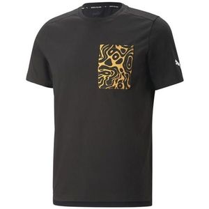 Puma OPR T-shirt voor heren in zwart-oranje