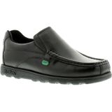 Kickers - Fragma Slip - Leren Schoenen - Zwart